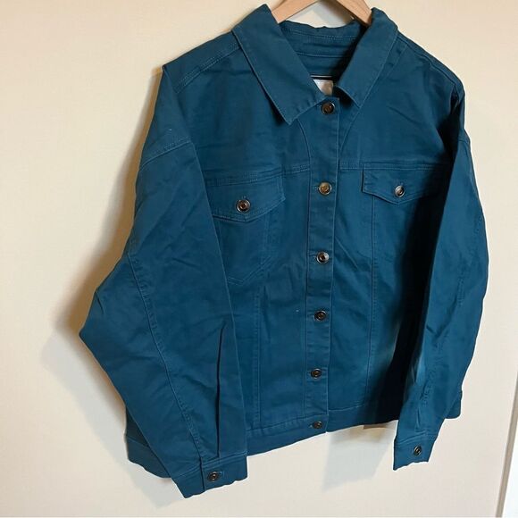 NWOT WVVY Colored Denim Jacket Women's - Picture 6 of 10